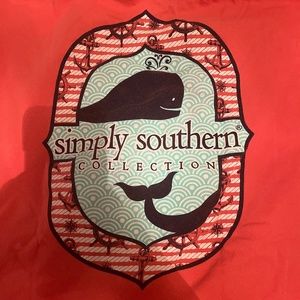 Simply Southern Coral Shirt XL